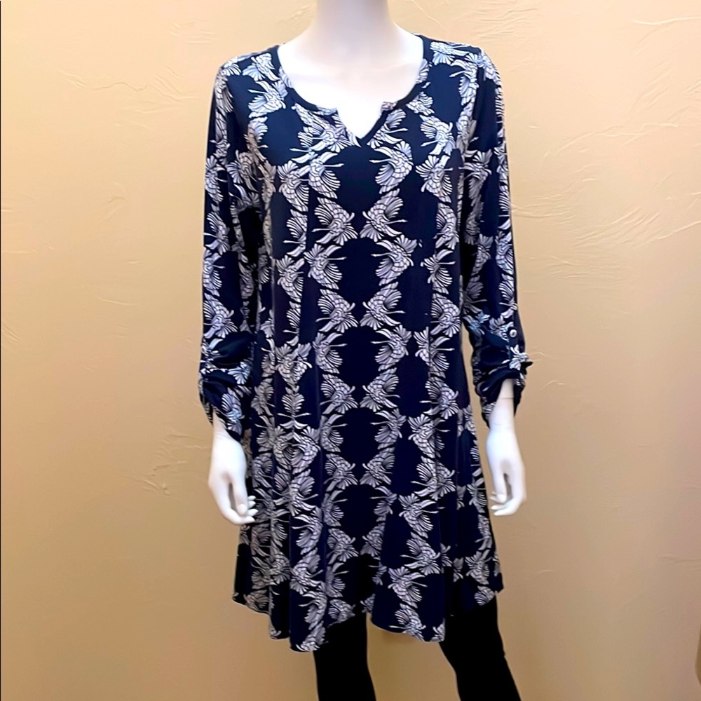 Crown & Ivy Navy  Women's Top - P1